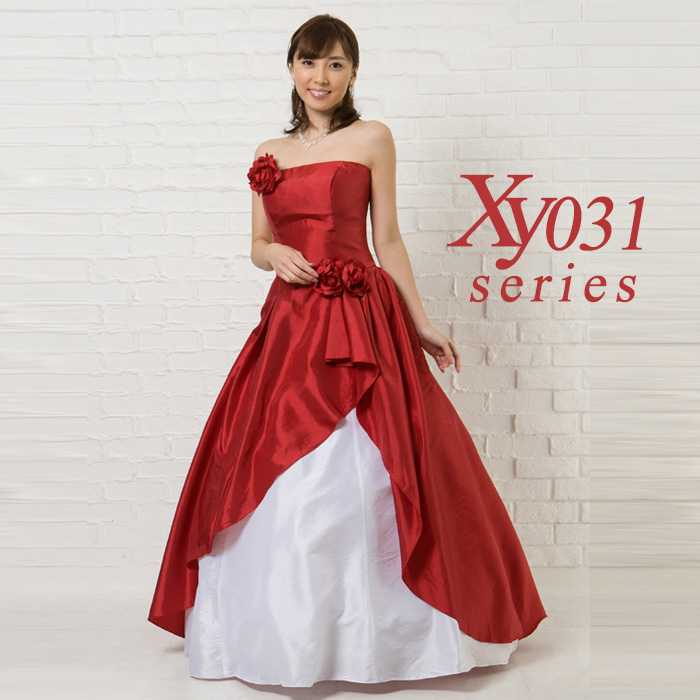 発表会ドレス、ステージドレスとして最適なツートーンカラーのドレス