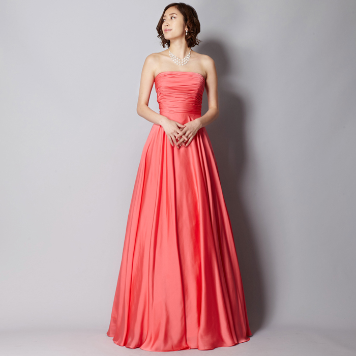 ピンクカラーのハッキリとした色合いのステージドレス｜ドレスルームアミ